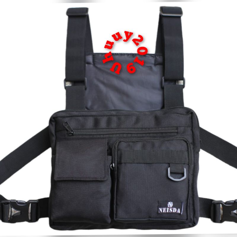 Tas dada chestbag tactical alpha premium  neisda black v801