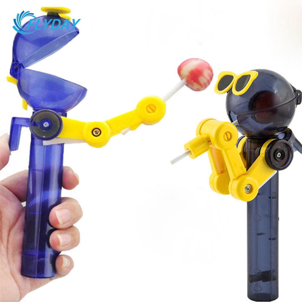 robot lollipop holder