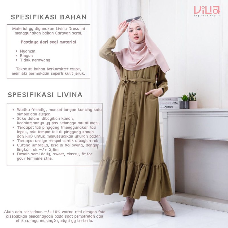 Livina Dress Vilia Official Shop Gamis Terbaru Gamis Remaja Murah Gamis Murah Gamis Polos