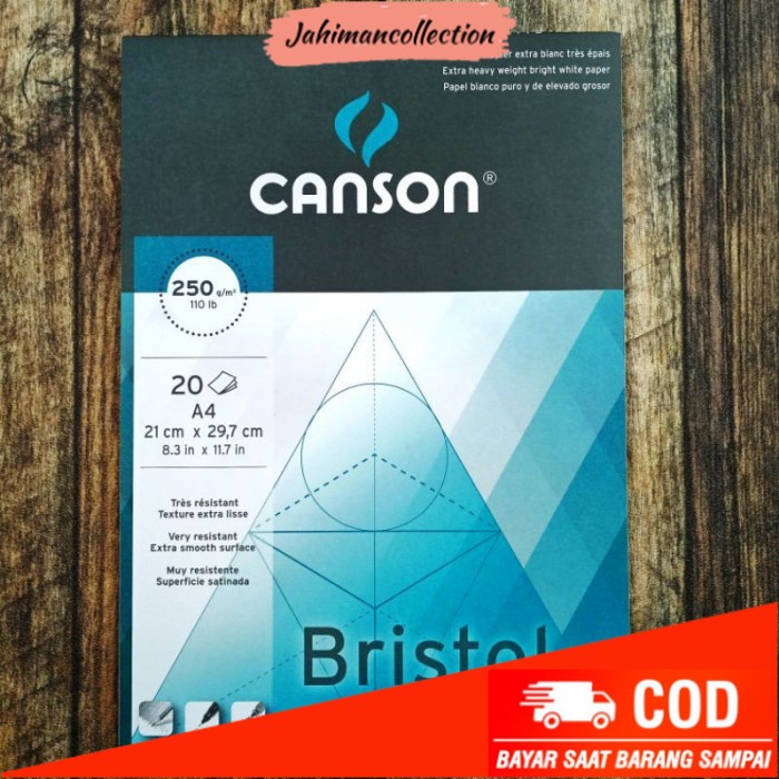 

✨ BISA COD ✨ Canson Bristol A4 Paper Pad 250g