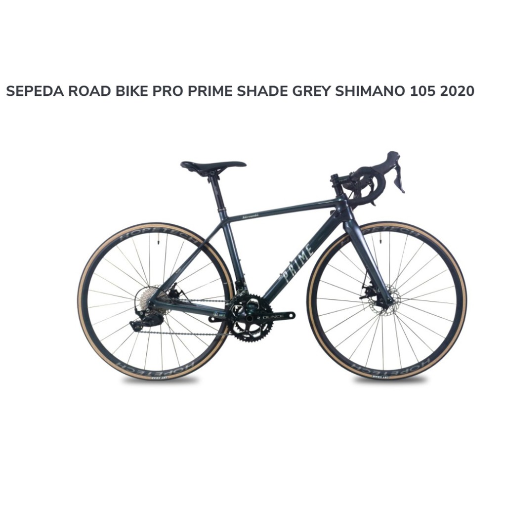 SEPEDA ROAD BIKE PRO PRIME SHADE GREY SHIMANO 105 2020