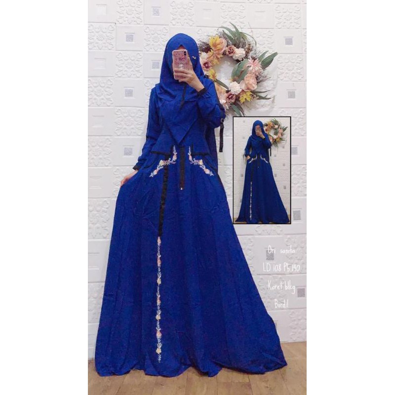 SALE promo tahun baru  gamis sanita lumier ORI / gamis syari