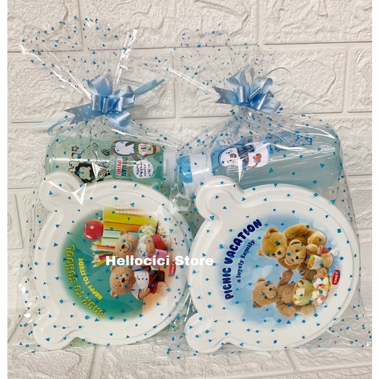 

PARCEL BINGKISAN LUNCH BOX TRIXY + BOTOL MINUM KEMASAN ULTAH