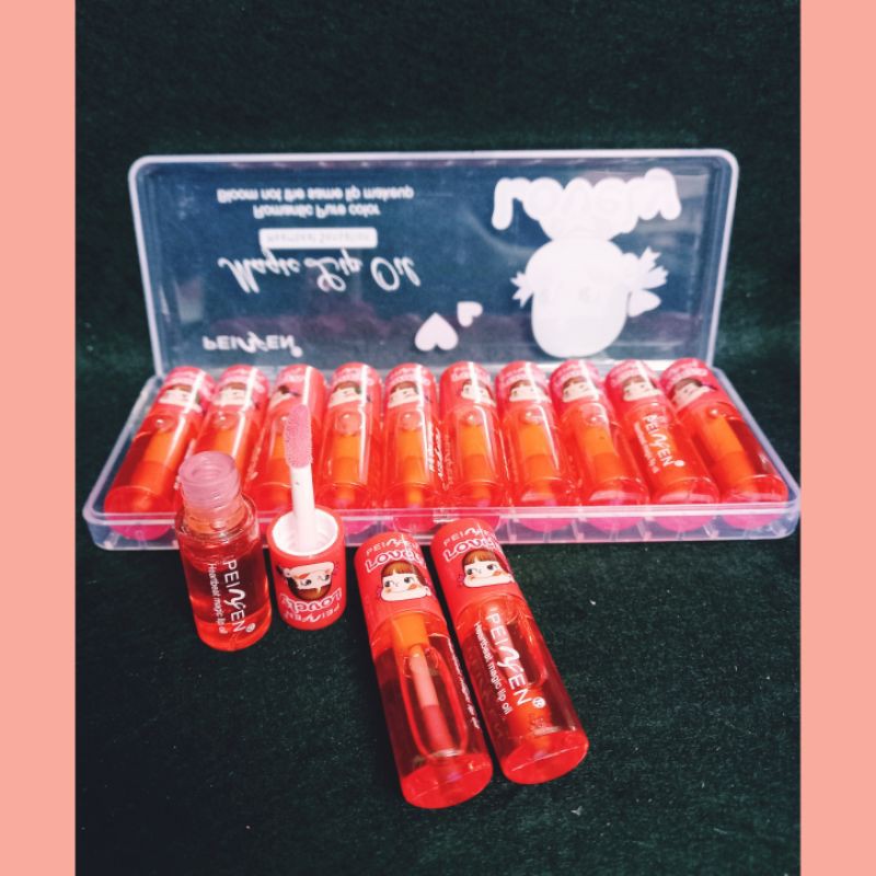 PROMO NEW!!!LIP OIL/LIP MAGIC PEIYEN 1 PACK ISI 10