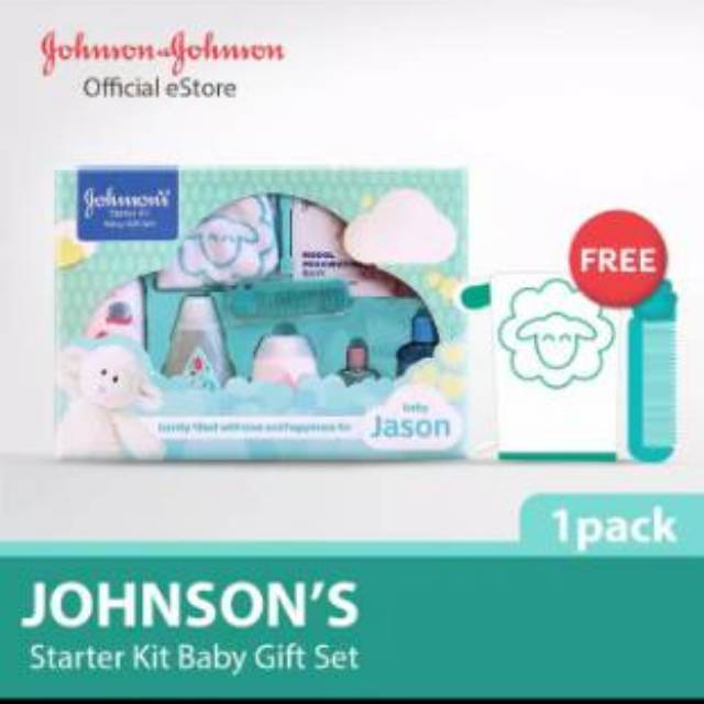 PAKET JOHNSON'S BABY GIFT SET/SET KADO BAYI/PERLENGKAPAN MANDI/SABUN/