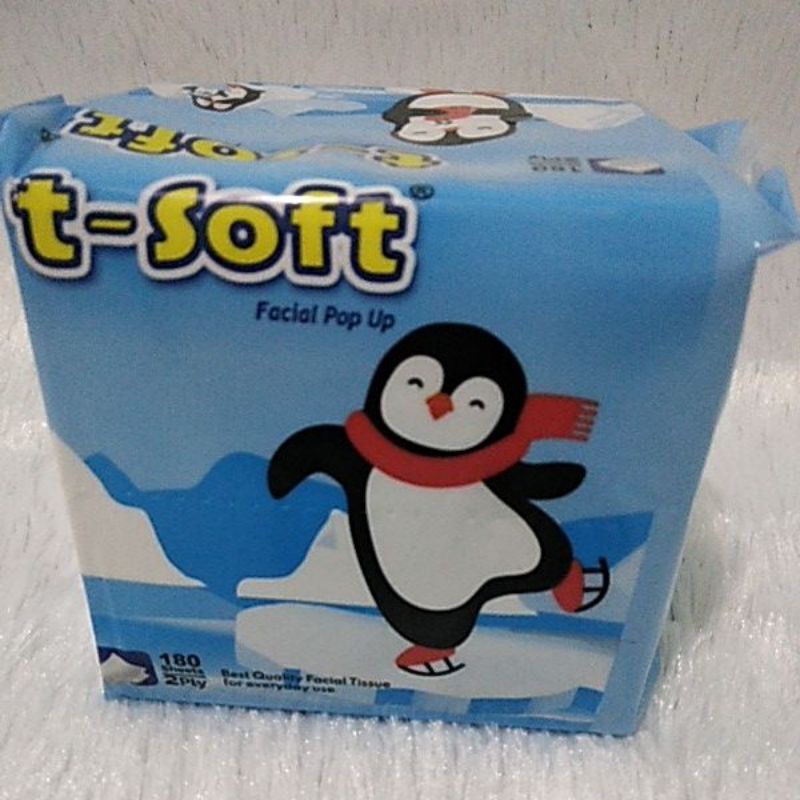 ⭐BAGUS⭐ T-SOFT TISSUE WAJAH | Facial Tisu Softpack 250s / Pop Up 180s / Pocket 6 in 1 tsoft T-Soft Facial Tissue 250 lembar-5
