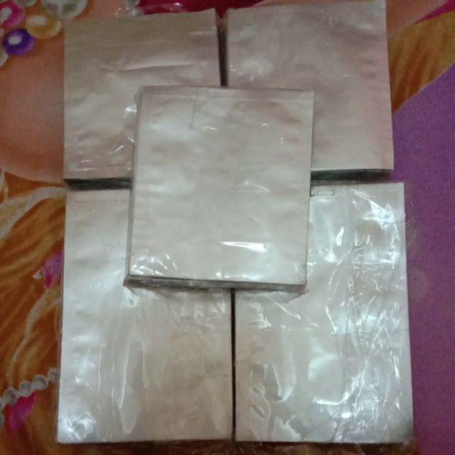 Saset Aluminium Foil Seal U 8x9 Kpack Tanpa Zipper / Kemasan Kopi 12 Gram (isi 100 Pcs)