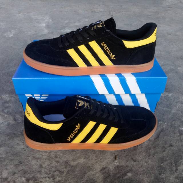 adidas spezial yellow black