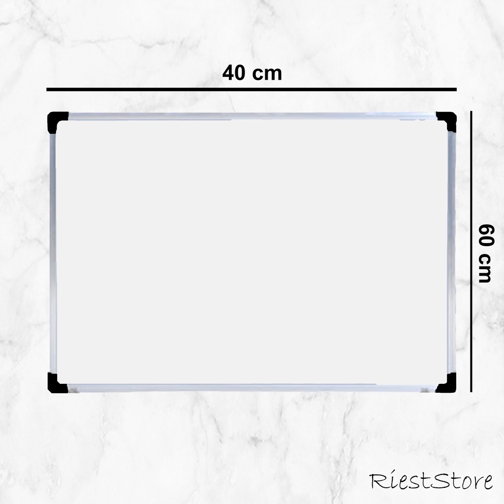 

Papan tulis putih (whiteboard) ukuran 40x60 (Mohon membaca deskripsi)