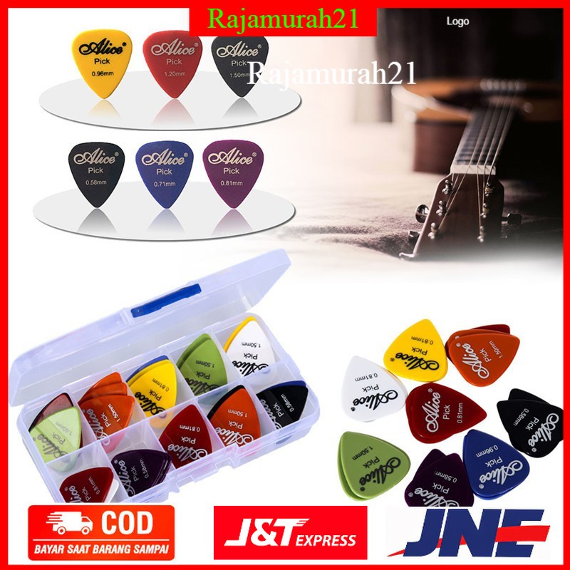 PROMO Alice Pick Gitar Akustik 50 PCS - AP-12P - Multi-Color