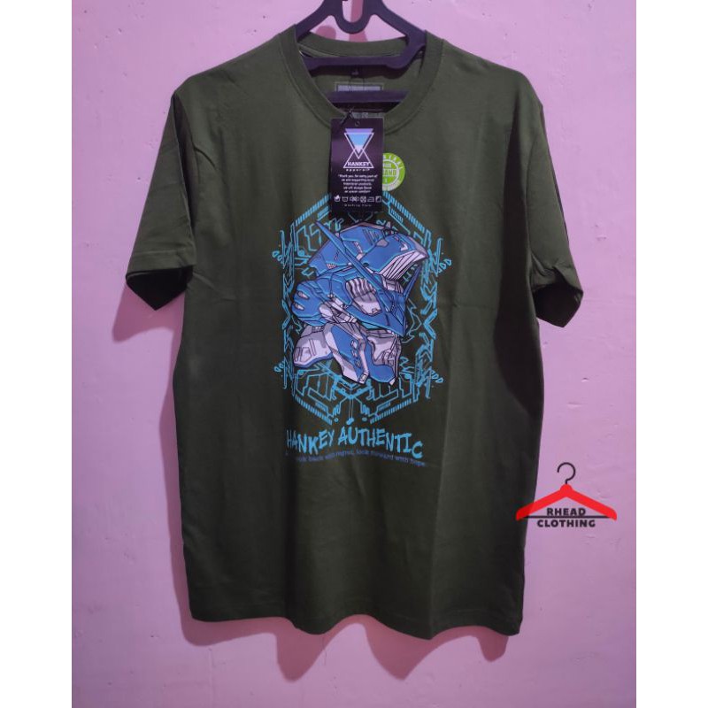 KAOS DISTRO COWOK HIJAU ARMY01 L
