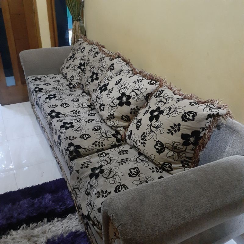JUAL MURAH sofa leter L second