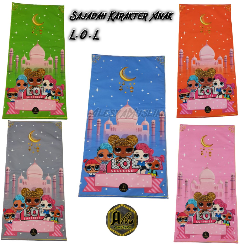 Sajadah Karakter Anak LOL/Harga Grosir/Best Seller/Bisa COD-TANPA RUMBAI LOL(2)