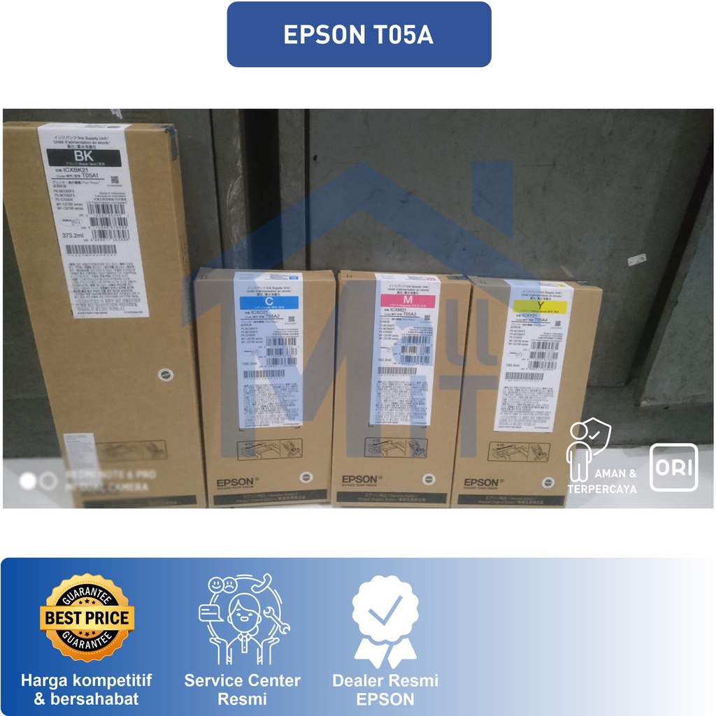 TINTA CATRIDGE EPSON WFC-878R 878R T05A 05A T05A1 T05A2 T05A3 T05A4