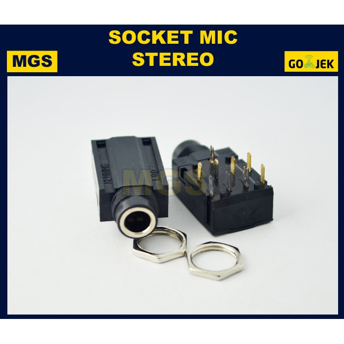 10Pcs Socket Mic Stereo