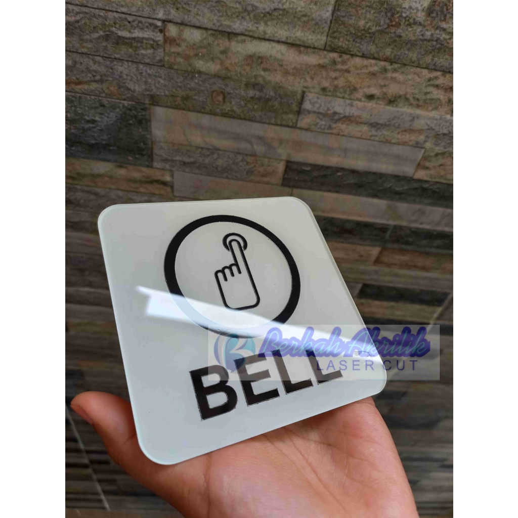 NAMA BELL BAHAN ACRYLIC