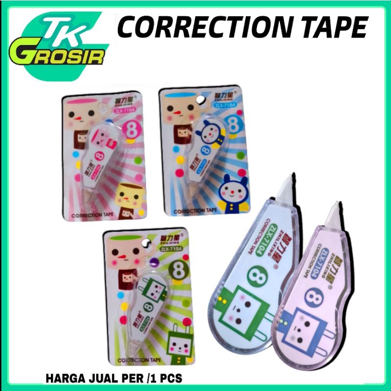 

correction tape karakter/label tipex