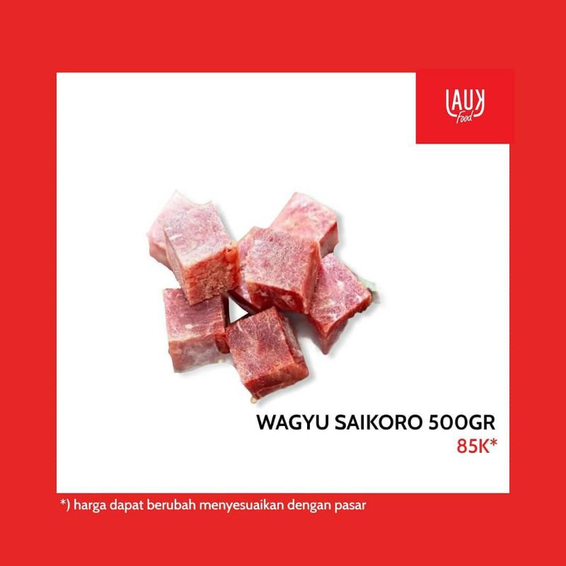 

Meltique Wagyu Saikoro Cube 500gr