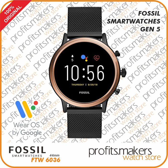 FOSSIL FTW 6036 / FTW6036 GEN 5 Smart Watch ORIGINAL