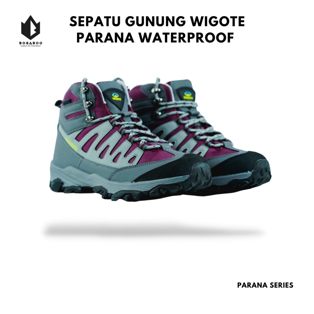 Sepatu Gunung Wigote Parana Waterproof - Sepatu Hiking - Sepatu Outdoor - Sepatu Olahraga - Sepatu