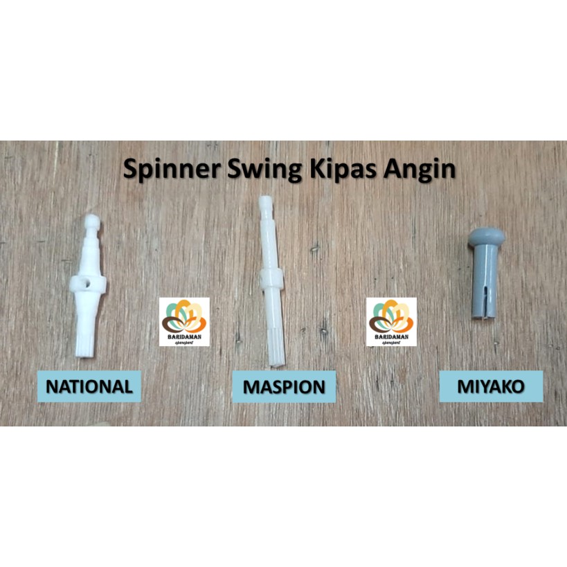 Spinner spiner tombol Swing Kipas Angin National Maspion Miyako