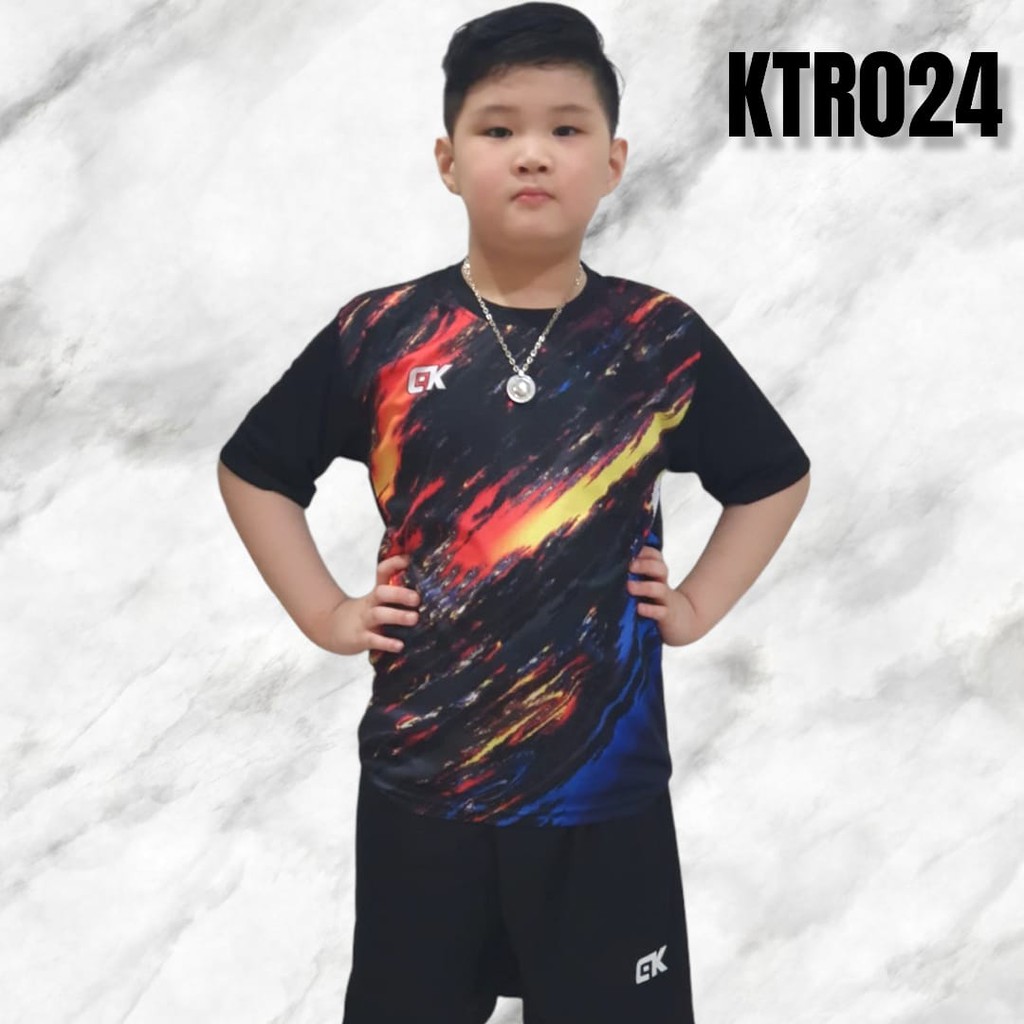 Kaos bola anak/futsal/Training/Jersey Print/kaos Voli/kaos bulutangkis