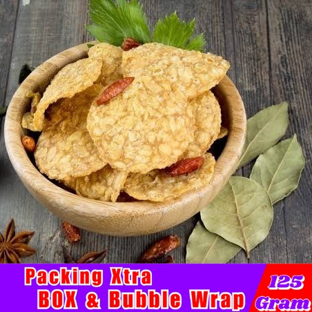 

jajanan Keripik Tempe Tepung 125gr / Kripik Tempe Sagu - Hufaida Snack