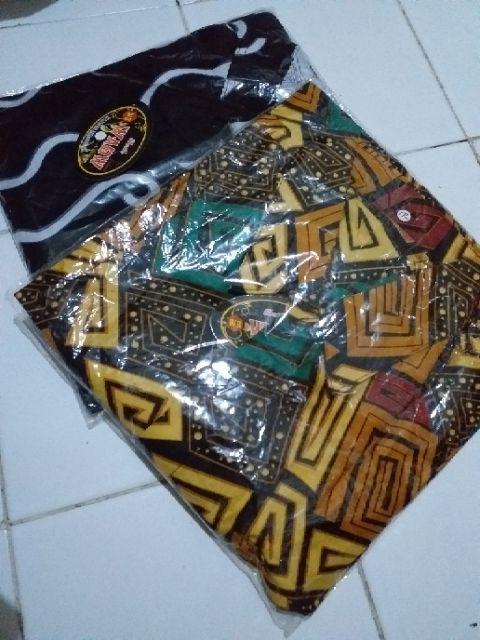 Kemeja Batik Pria M L Xl Xxl Motif Sogan G Seragam