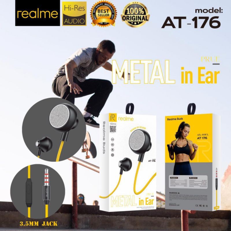 Handsfree Headset Realme AT-176