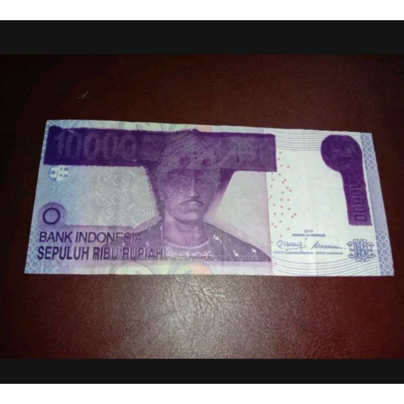 uang salah cetak missprint murah nominal 10.000