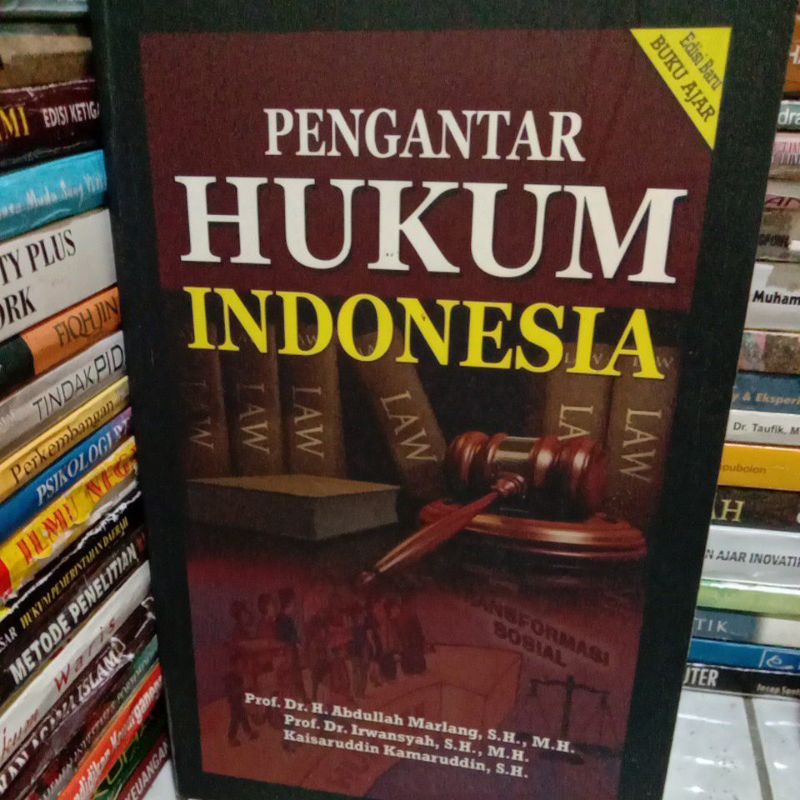 

pengantar hukum Indonesia by prof. Dr. H.Abdullah marlang