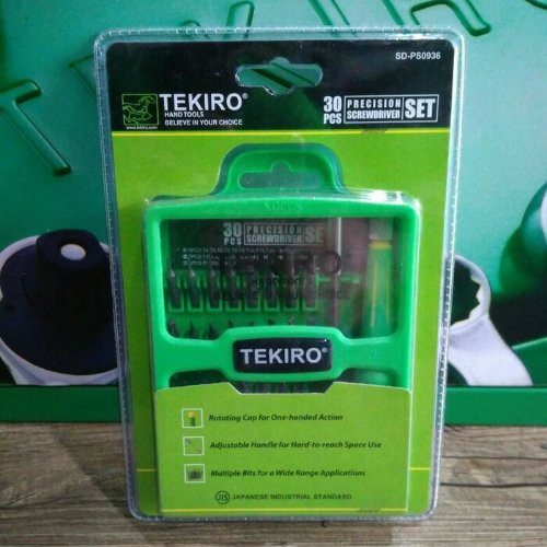 tekiro obeng set presisi 30 pcs