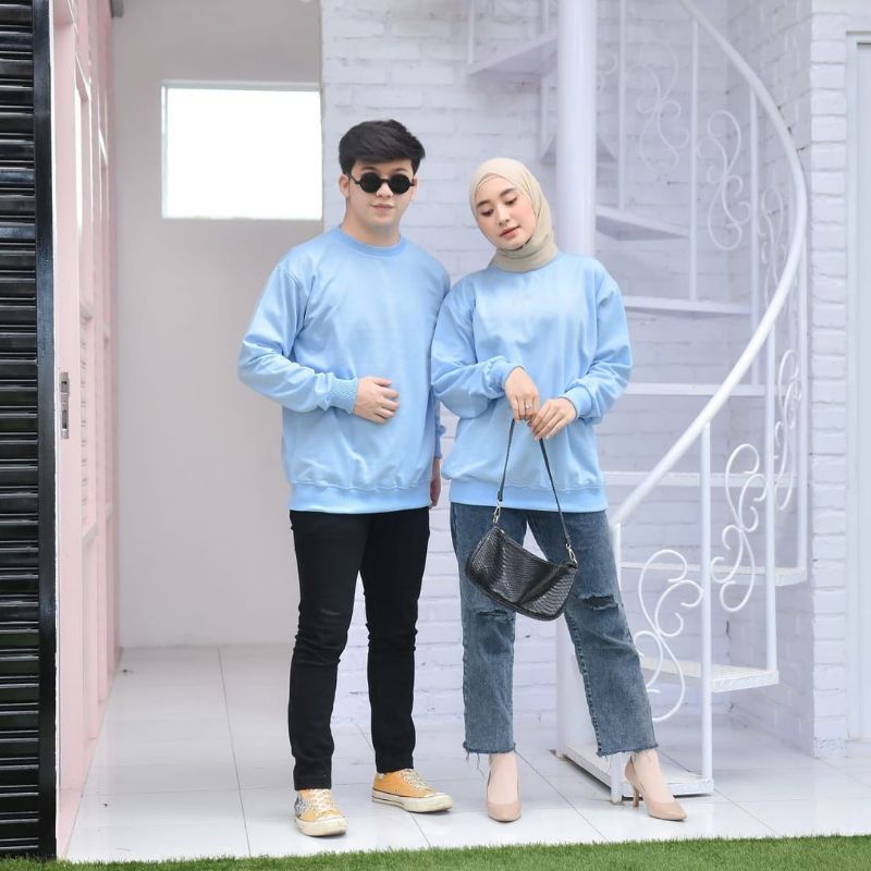 BASIC SWEATER - SWEATER OVERSIZE - SWEATER WANITA - SWEATER KOREA - SWEATER FLECEE - SWEATER JUMBO