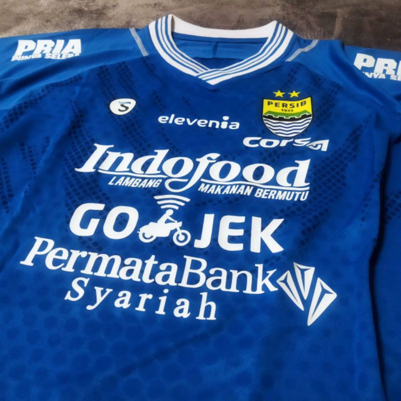 jersey persib 2018 grade ori + nameset