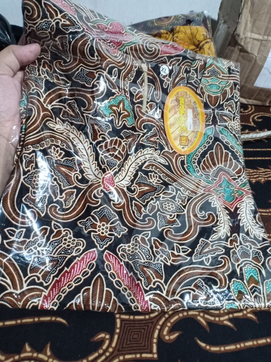 Tunik Batik Coklatan Soft Tunik Terbaru