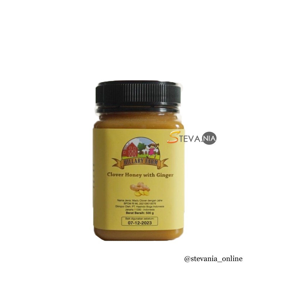 

Hillary Farm Clover Honey with Ginger (Jahe) 500GR Original