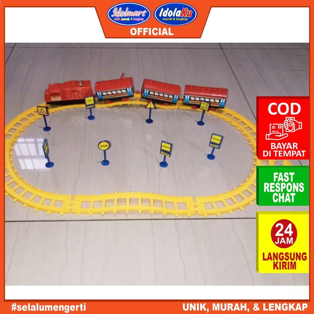 IDOLAKU Mainan Kereta Api Anak Multi Express Train KRT IDOLAKU SEMARANG