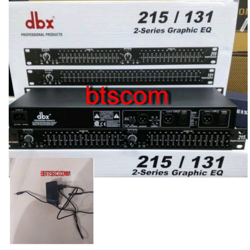 EQUALIZER DBX 215 PLUS ADAPTOR ALESIS  TAIWAN
