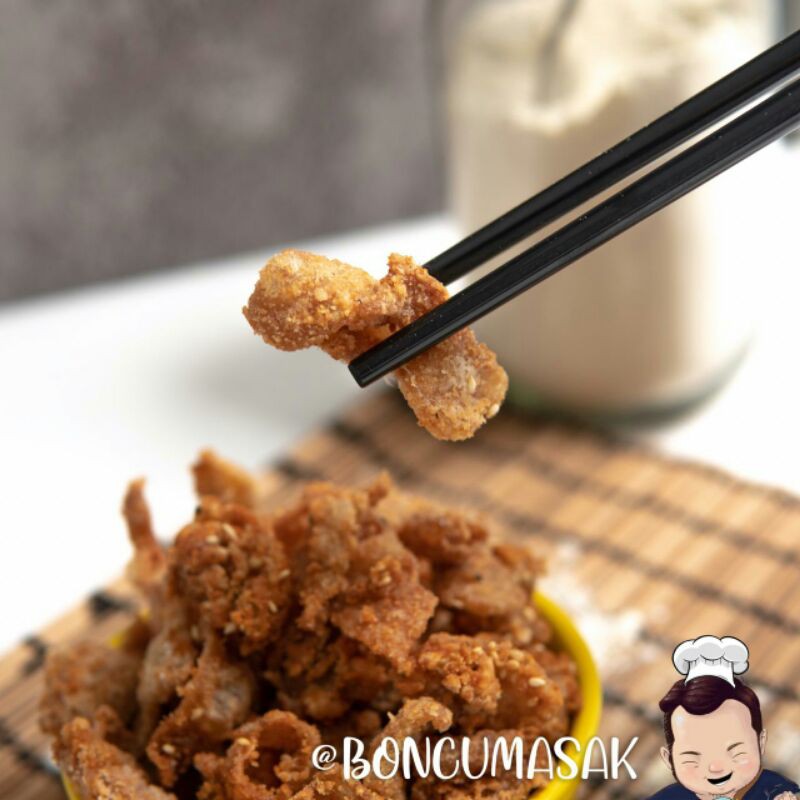 

Crispy Chicken Skin by Boncu Masak