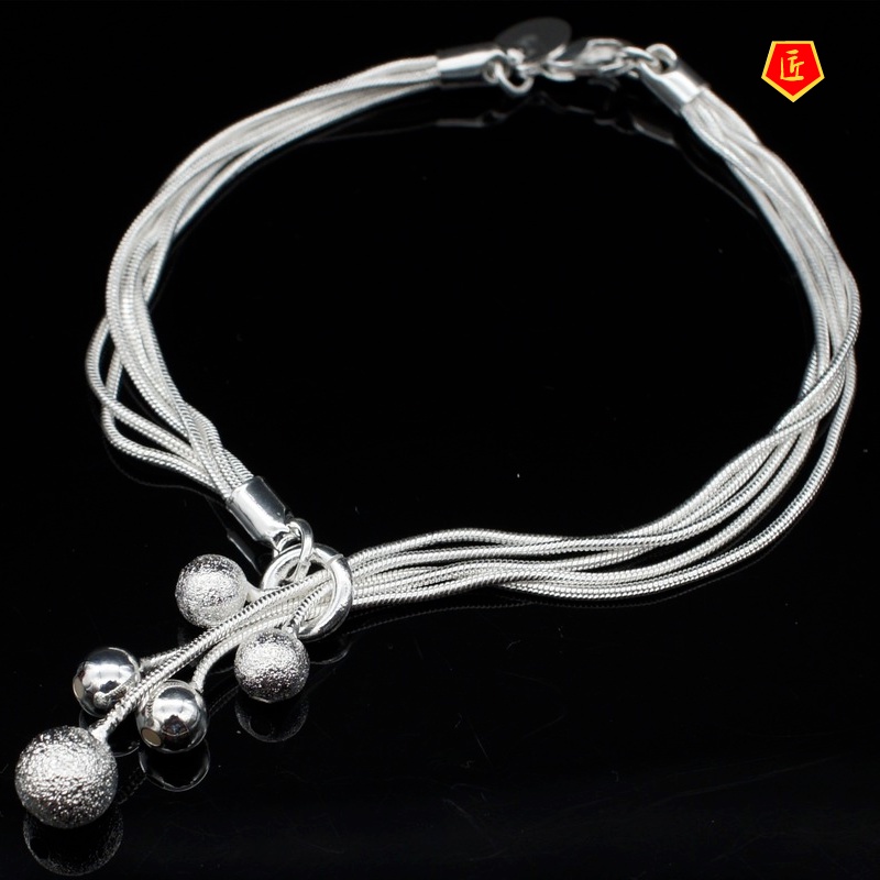 [Ready Stock]Exquisite Creative Small Sliver Beads Bracelet