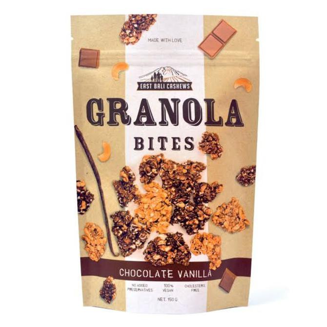 

East Bali Cashew, Granola Bites Chocolate Vanilla (150 gr)
