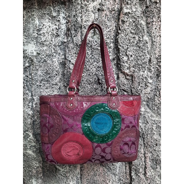 Preloved Second Bekas Tas Coach Patchwork