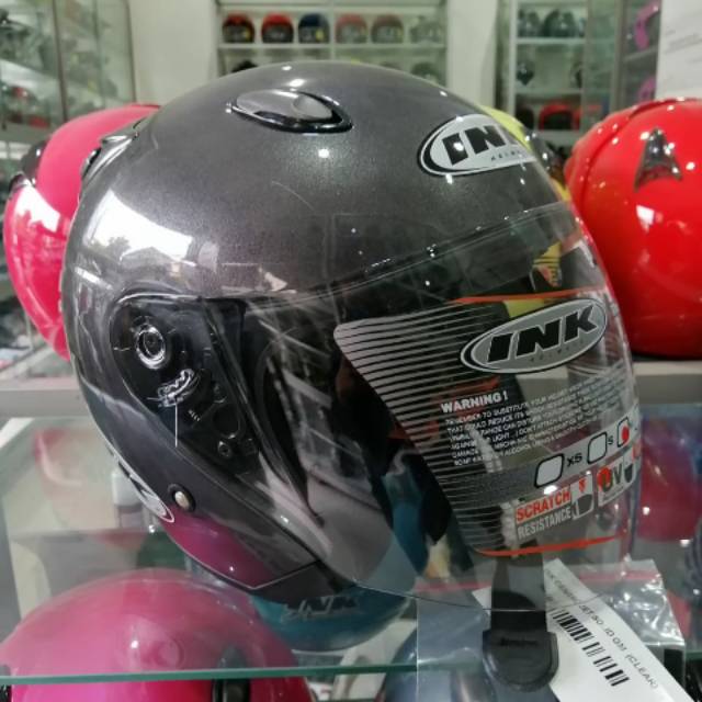 HELM INK CENTRO GUNMETAL ORIGINAL HELM INK CENTRO ORI GUN METAL HELM INK KAPSUL ABU ABU ASLI NO KW