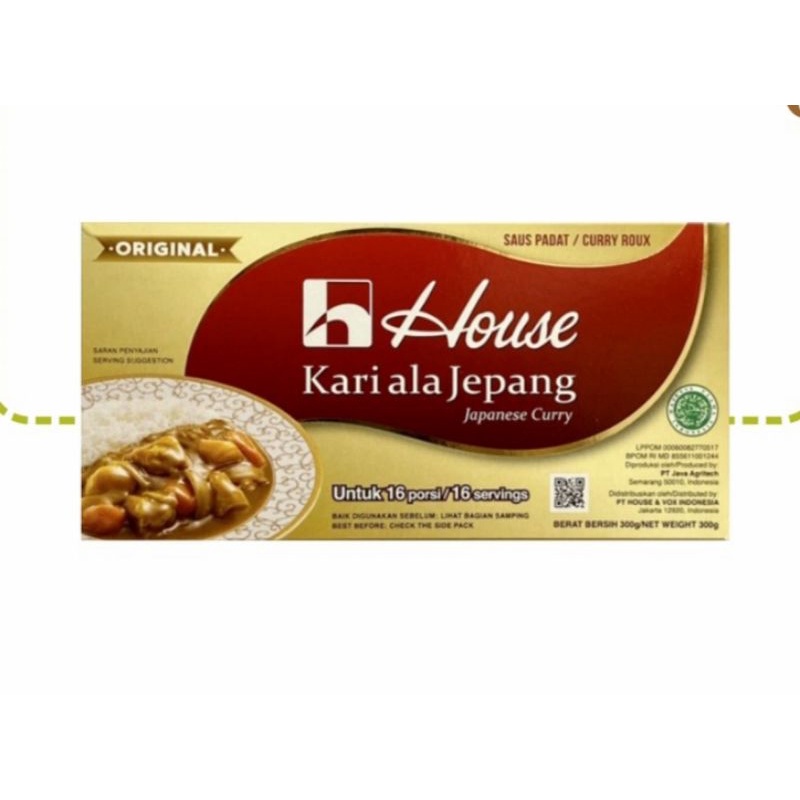 

Kari ala jepang House untuk 16 porsi