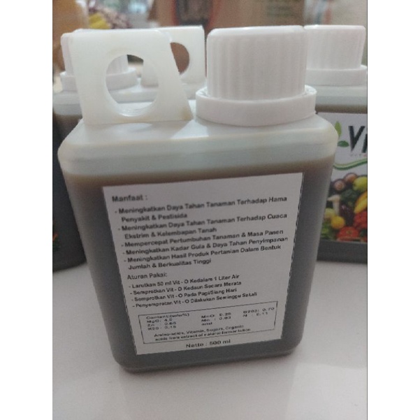 500ML VIT O VITAMIN ORGANIK VITAMIN SEMUA JENIS TANAMAN