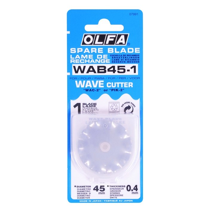 

Promo Refill Rotary Cutter Wavy Blade Wab45-1 Olfa Bagus