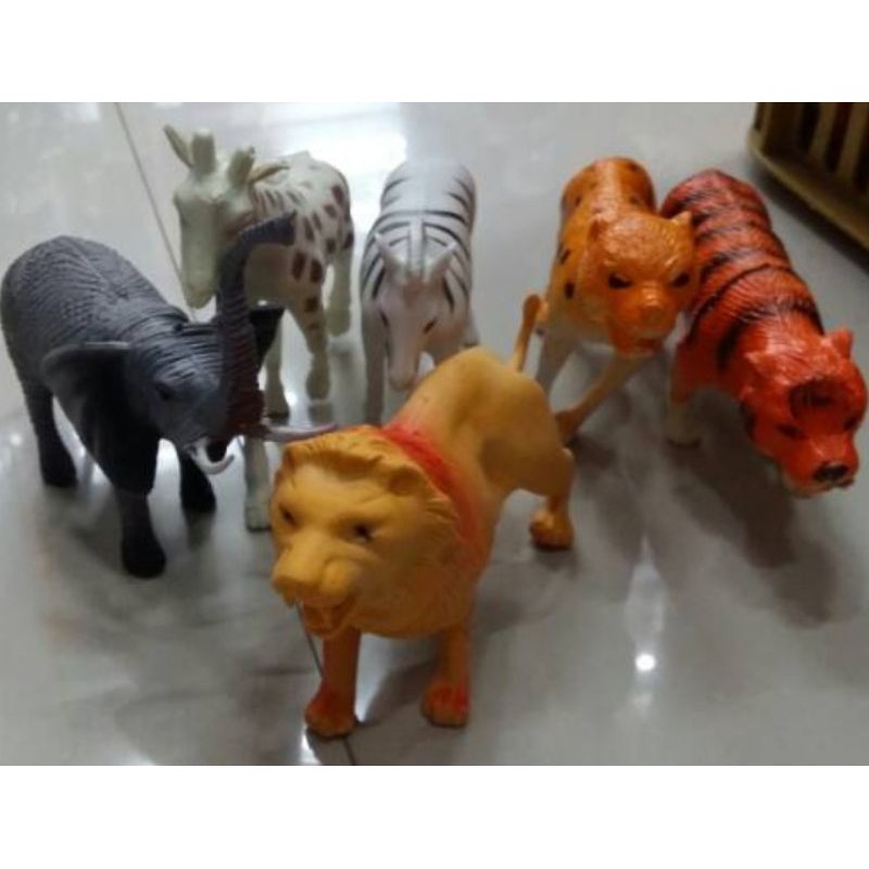 Mainan WILD ANIMAL isi 6 pcs