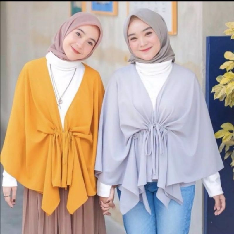 Cardigan.Cardigan Wanita.Long Cardigan/CARDI ELIVE TALI OUTER CARDIGAN WOLFIS PREMIUM