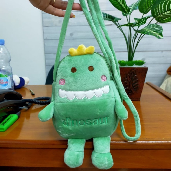 Tas Selempang Anak Slingbag Animal Dino Cow/Tas Anak Perempuan Animal Sapi