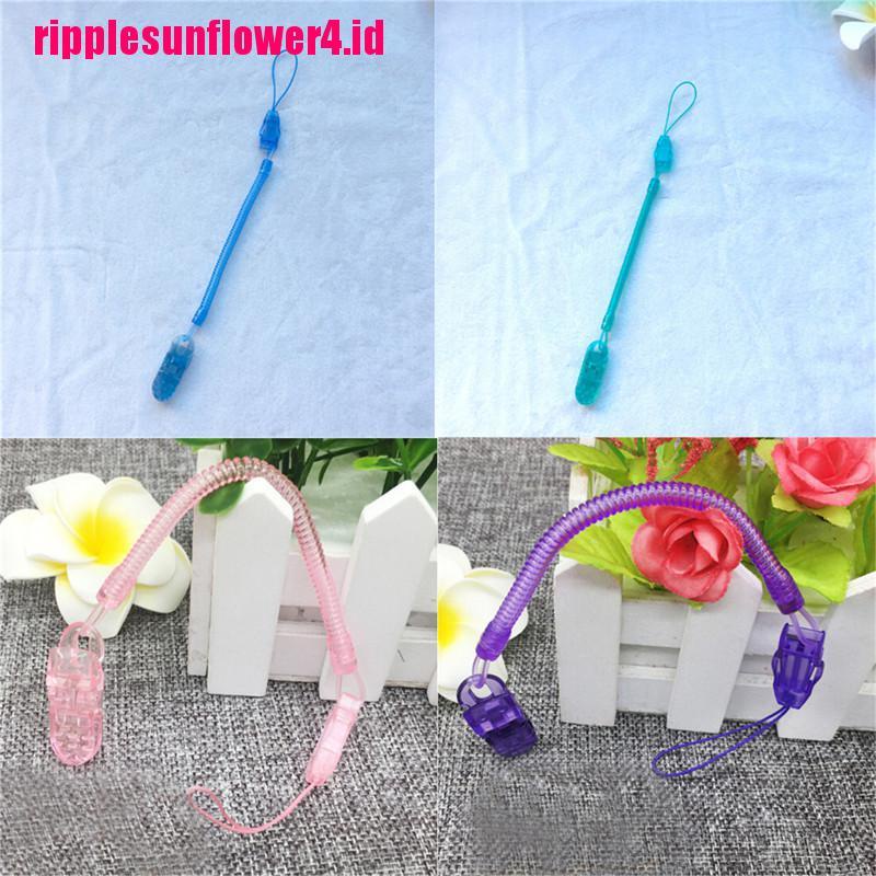 Klip Rantai Penyangga Pacifier Dengan Bahan Plastik Dan Gambar Motif